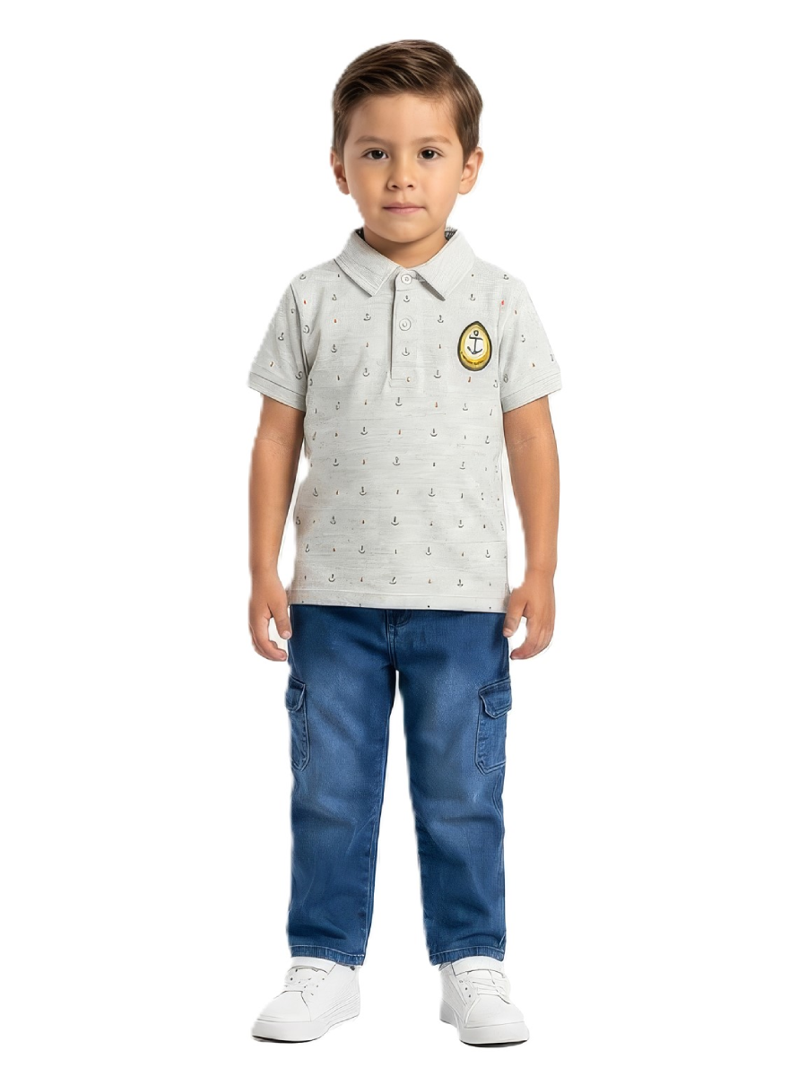 POLO MANGA CORTA ANCLA