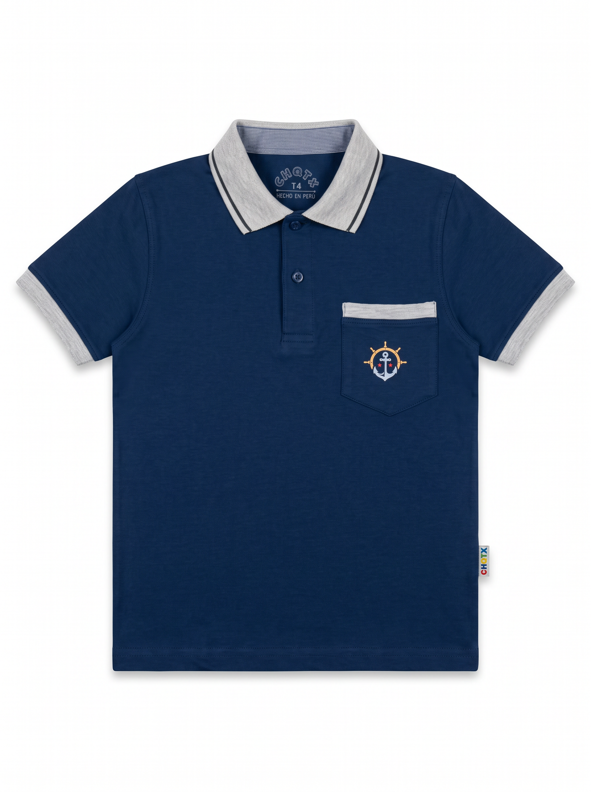 POLO MANGA CORTA ANCLA