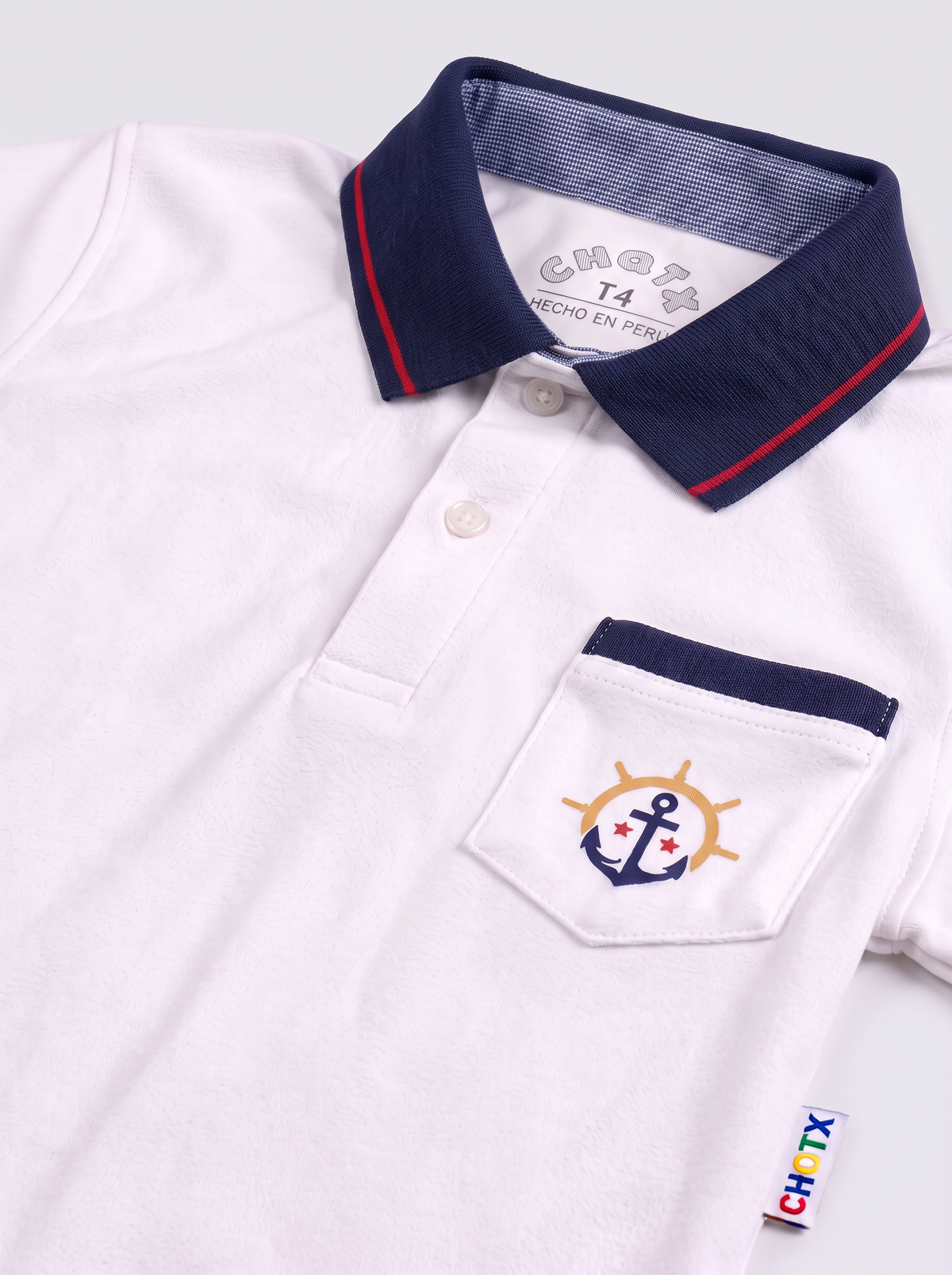 POLO MANGA CORTA ANCLA