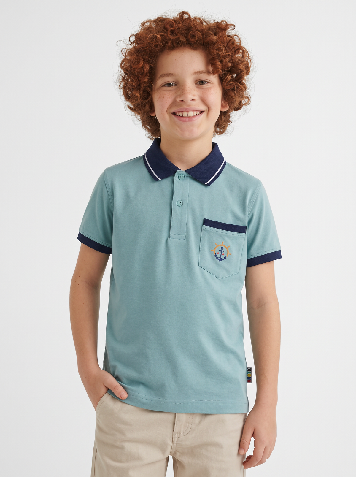 POLO MANGA CORTA ANCLA
