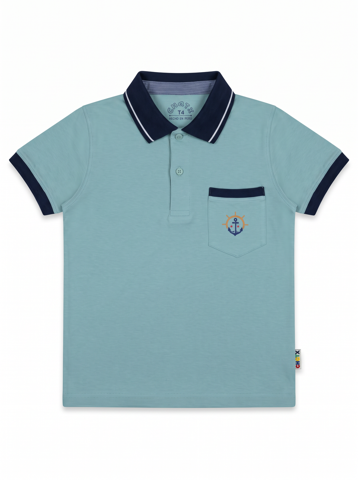 POLO MANGA CORTA ANCLA