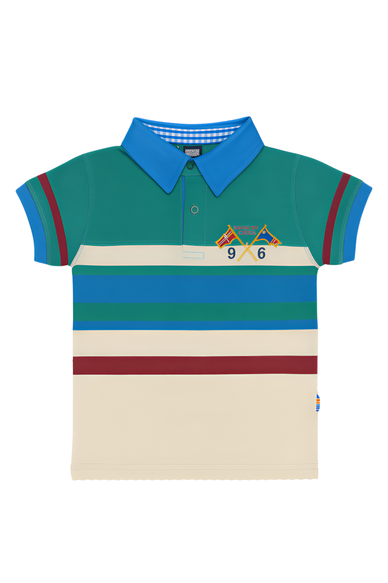 POLO MANGA CORTA BANDERA