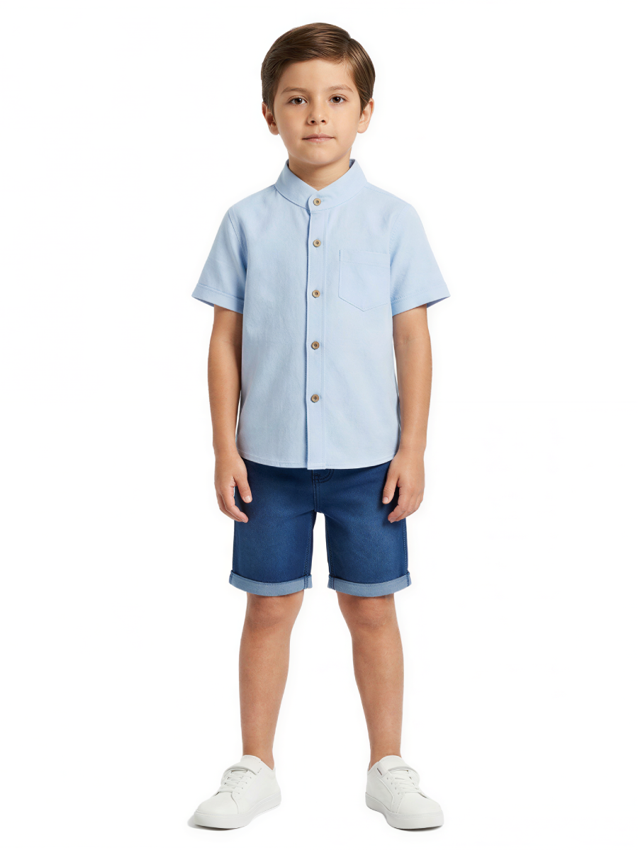 CAMISA LINO MANGA CORTA