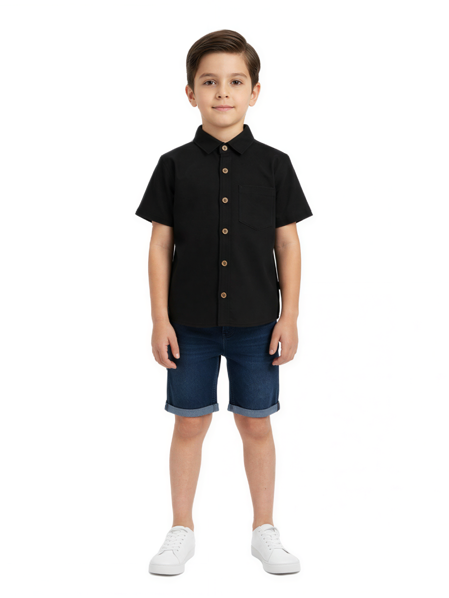 CAMISA LINO MANGA CORTA
