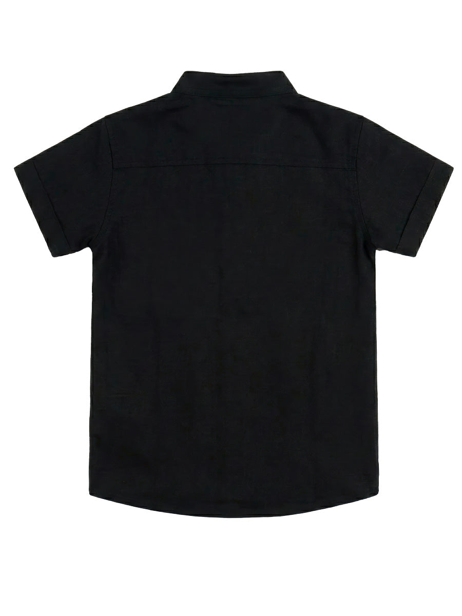 CAMISA LINO MANGA CORTA