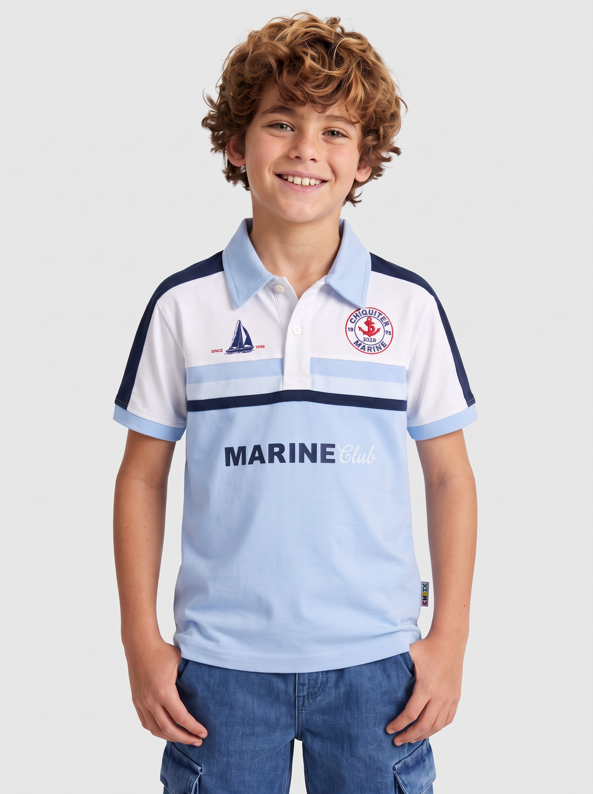 POLO MANGA CORTA ESP MARINE
