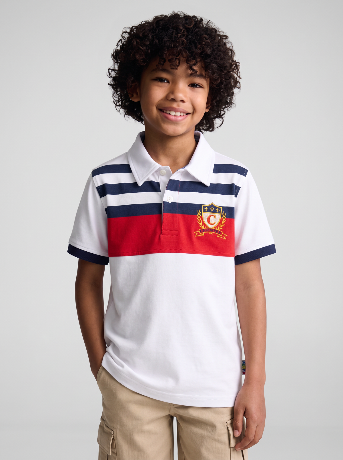 POLO MANGA CORTA ESCUDO