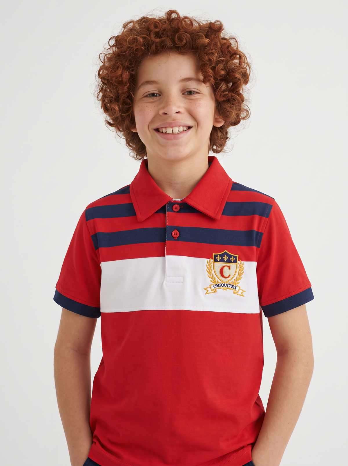 POLO MANGA CORTA ESCUDO