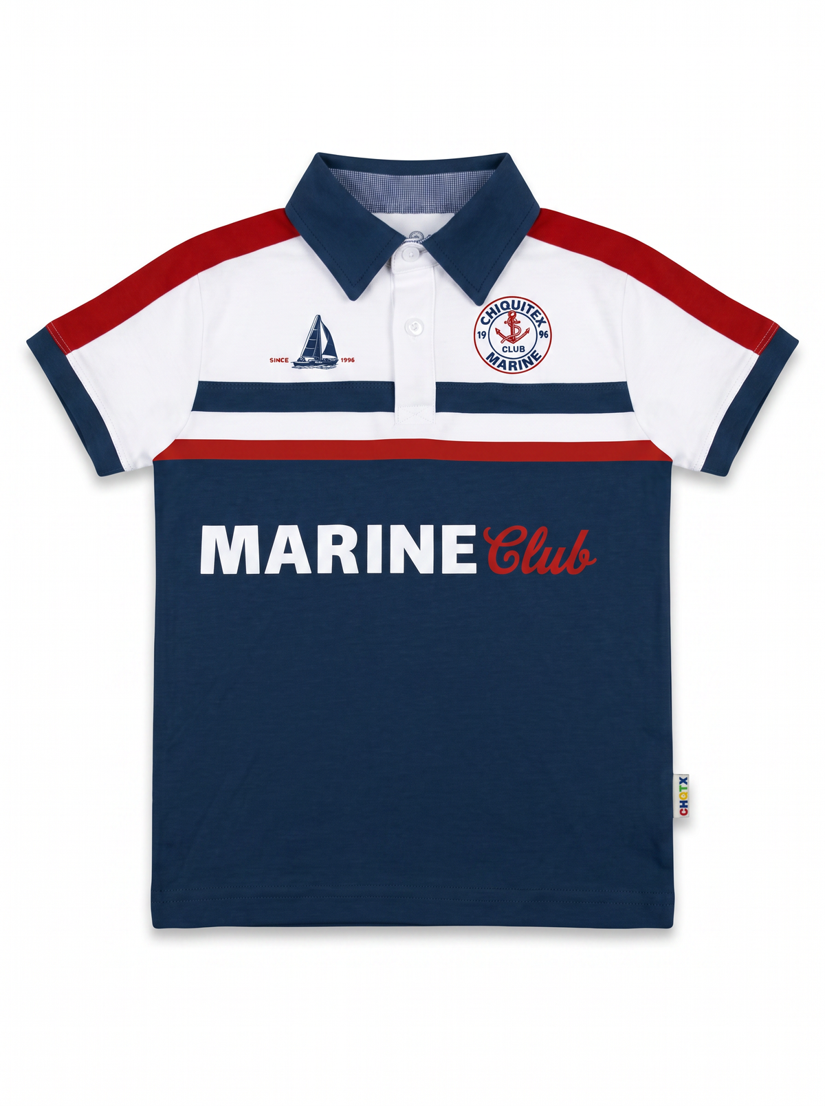 Polo Manga Corta Esp Marine para niños – color Acero