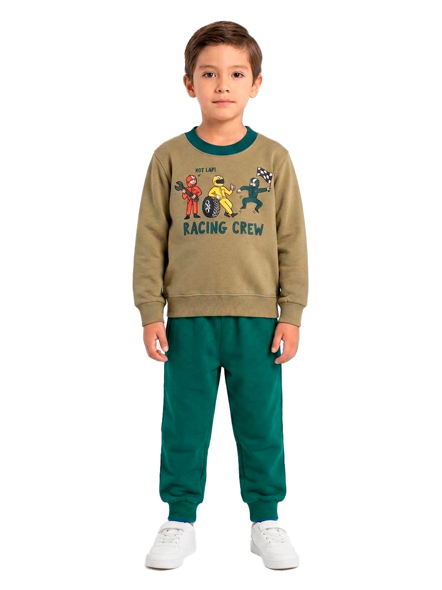 POLERA FRANELA RACING CREW
