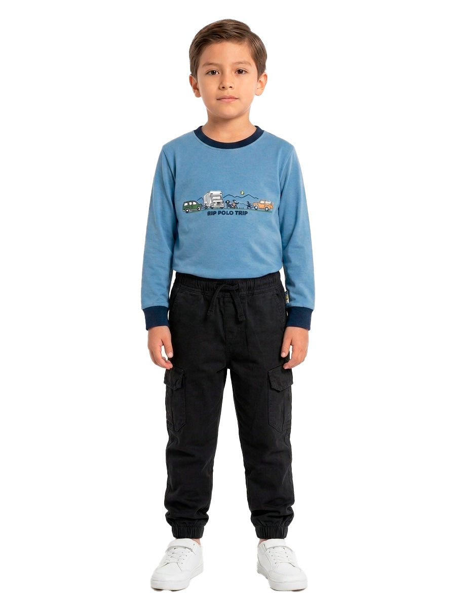 PANTALON JOGGER CARGO DRILL