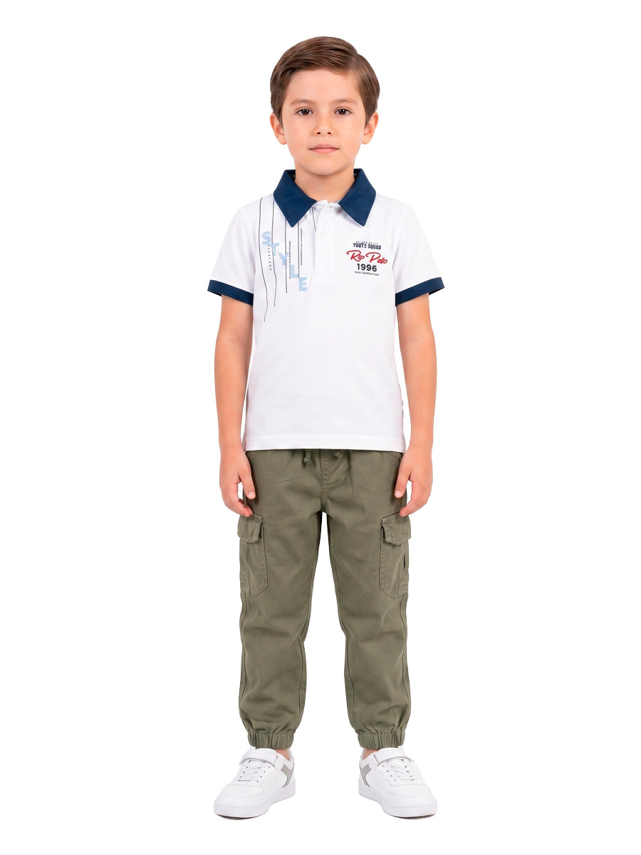 PANTALON JOGGER CARGO DRILL