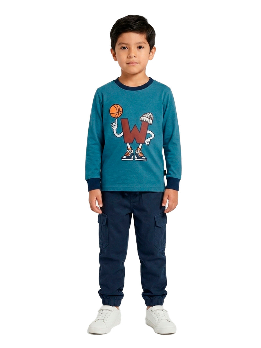 PANTALON JOGGER CARGO DRILL