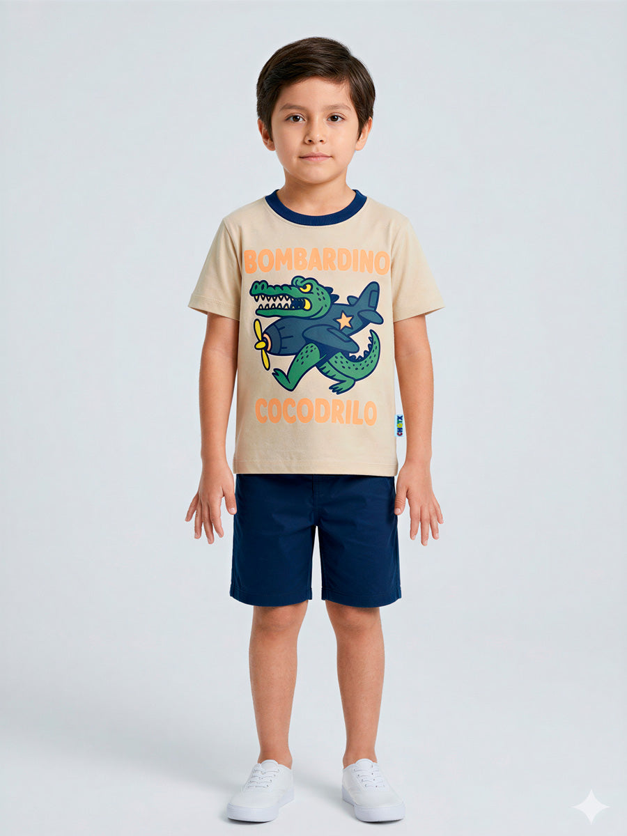 Polo Manga Corta Bombardino para niños – vista 2