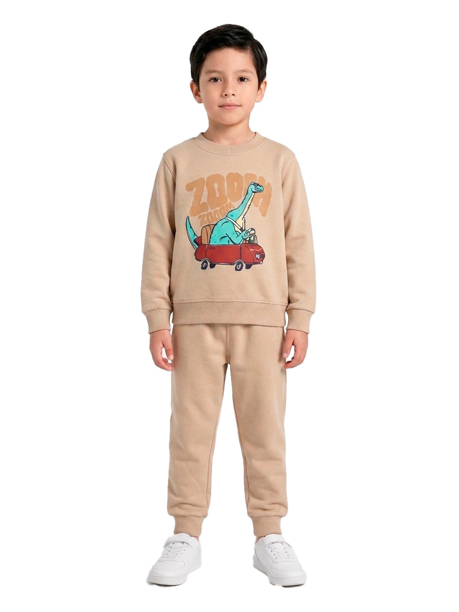 POLERA FRANELA ZOOOM DINO
