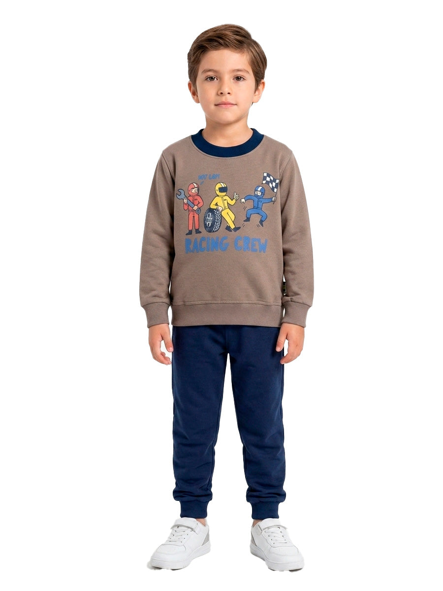 POLERA FRANELA RACING CREW