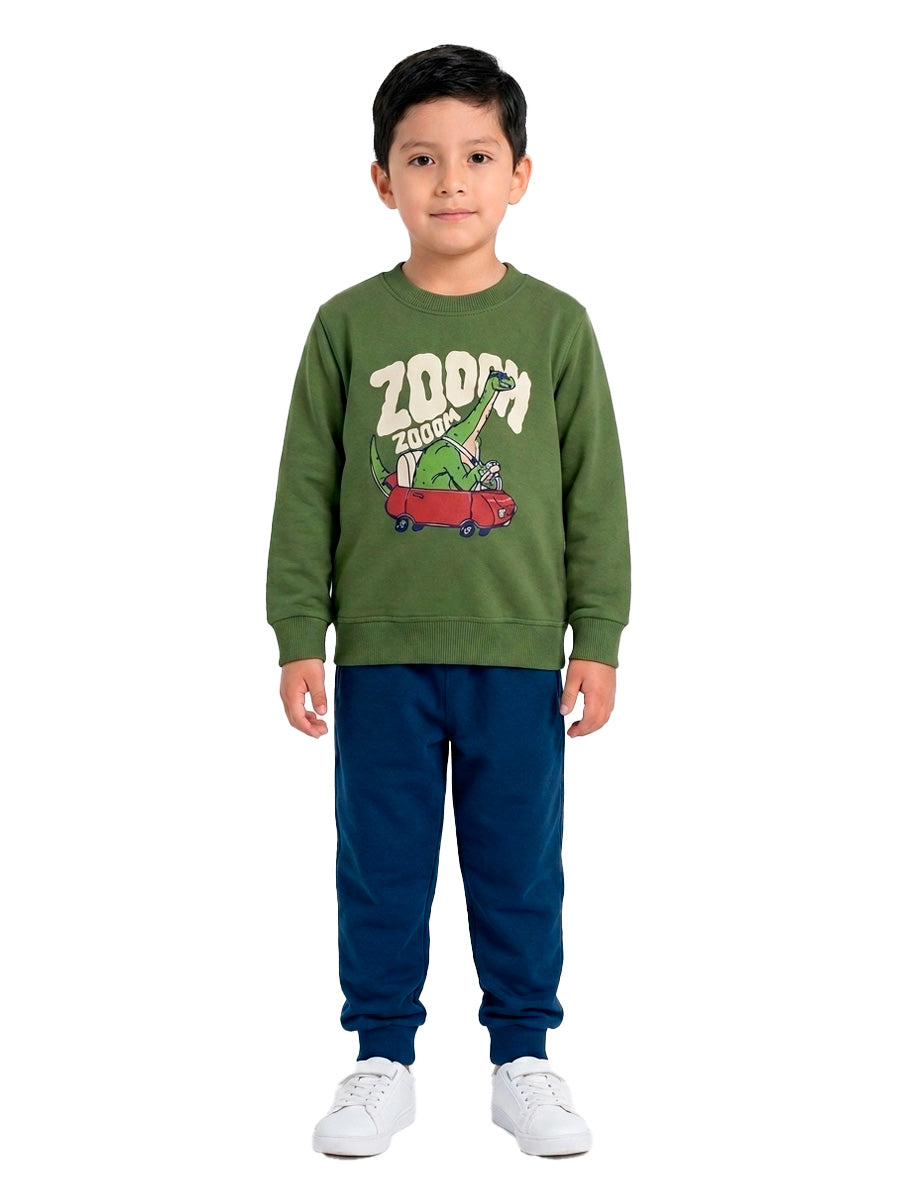 POLERA FRANELA ZOOOM DINO