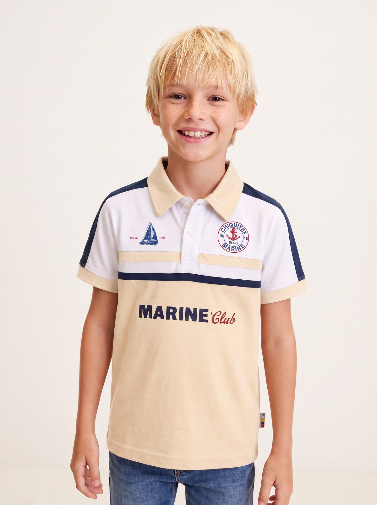 POLO MANGA CORTA ESP MARINE