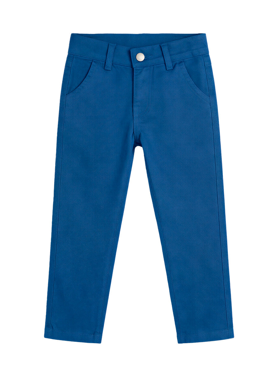 Pantalon Drill Clasico para niños – color Acero Claro
