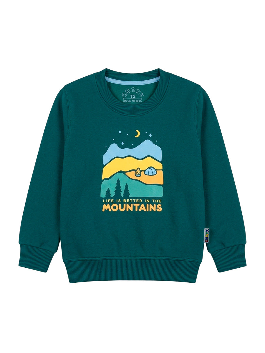 POLERA FRANELA MONTAÑA