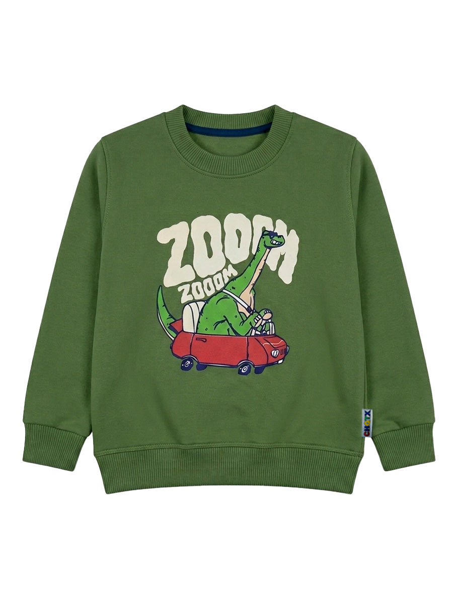POLERA FRANELA ZOOOM DINO