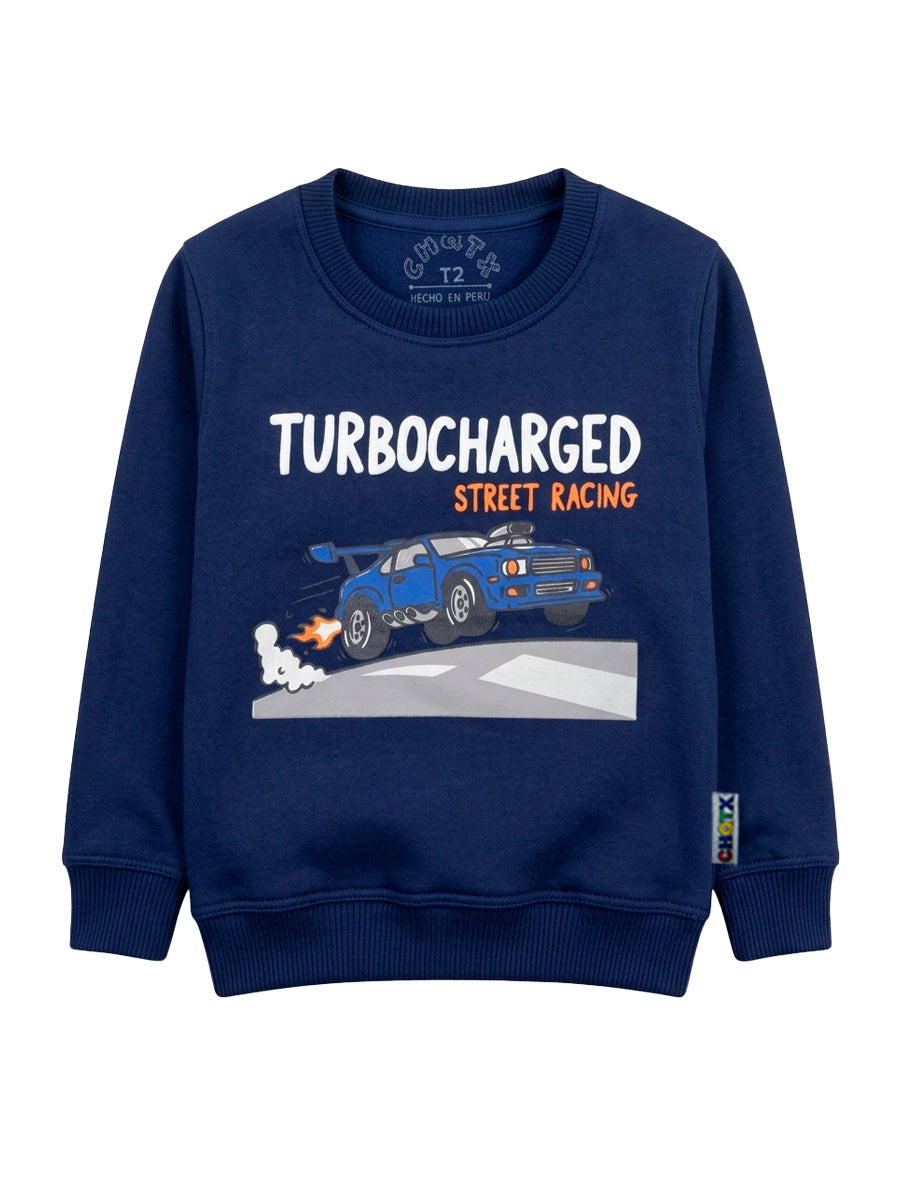 POLERA FRANELA TURBO CARRERA