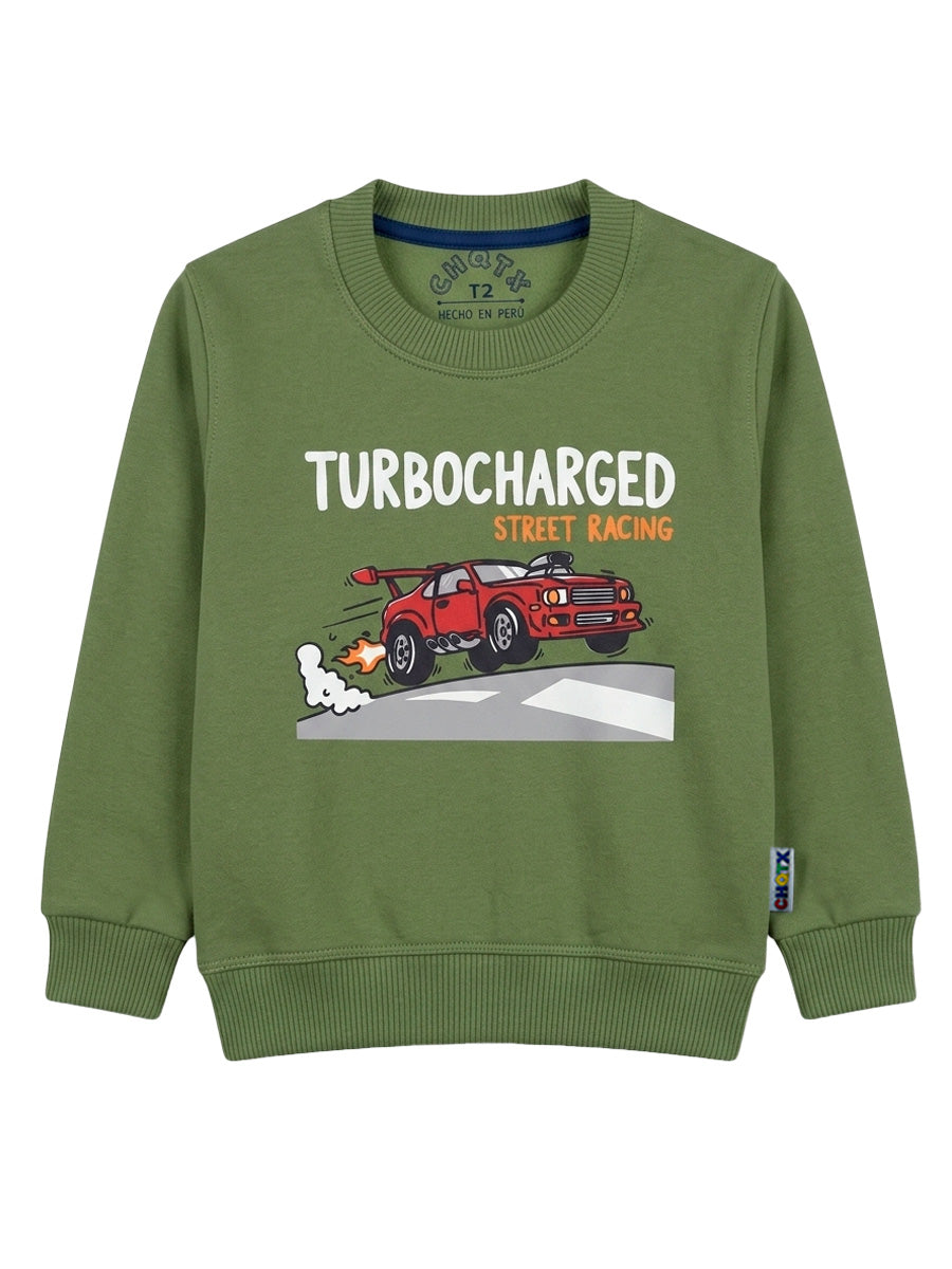 POLERA FRANELA TURBO CARRERA