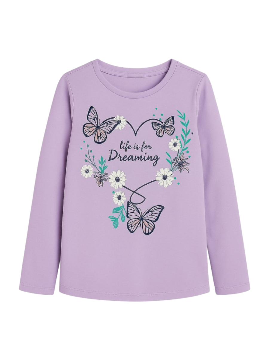 POLO MANGA LARGA MARIPOSA