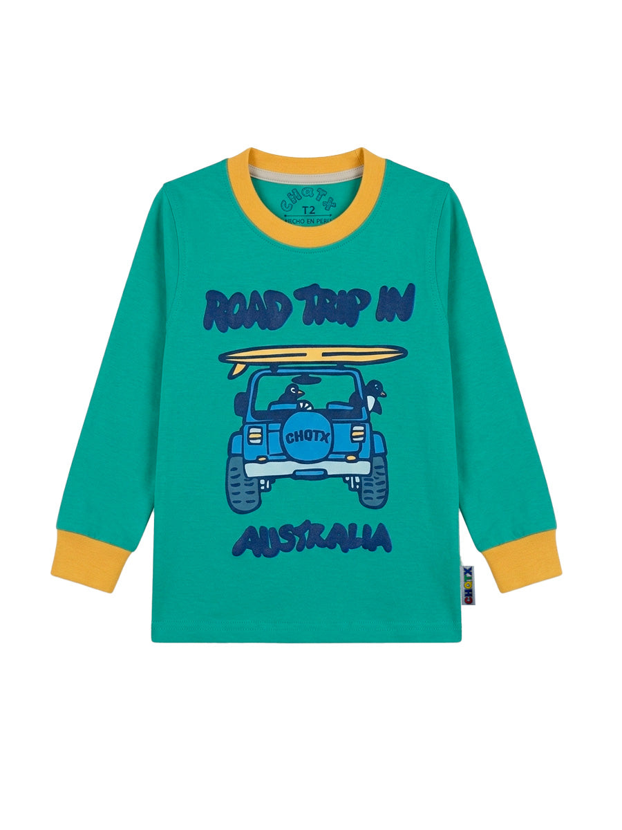 POLO MANGA LARGA JEEP