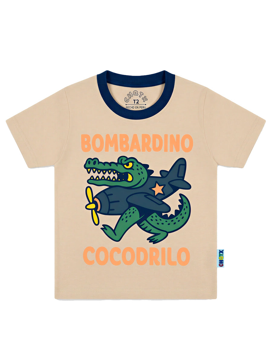 Polo Manga Corta Bombardino para niños – vista 1