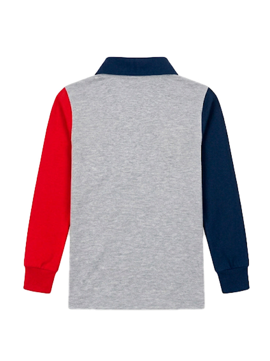 POLO CAMISERO MANGA LARGA BANDERA