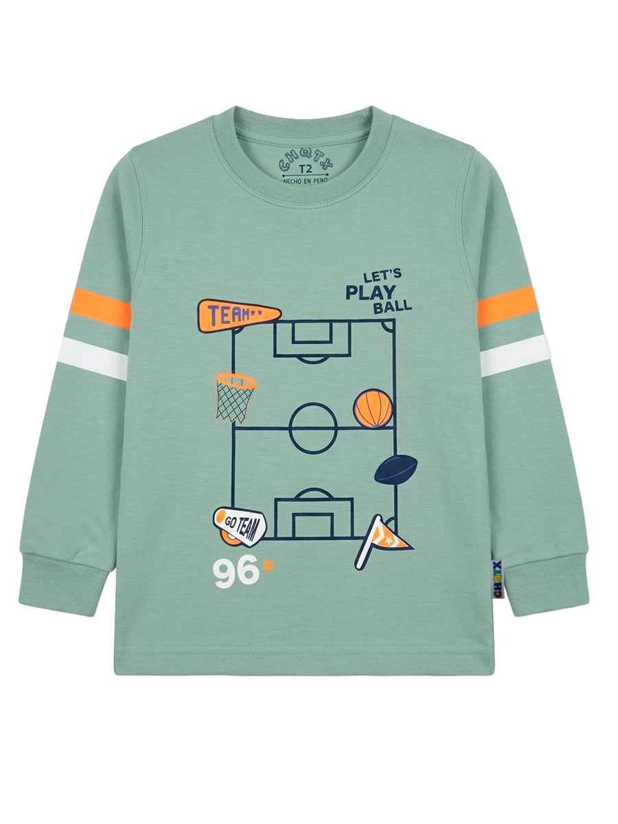 POLO MANGA LARGA PLAY BALL