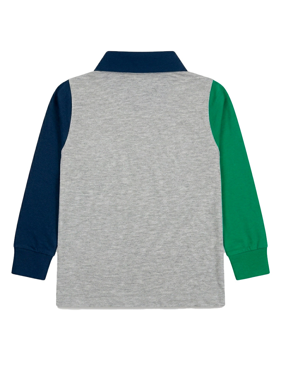 POLO CAMISERO MANGA LARGA BANDERA