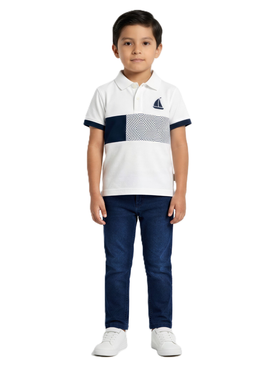 POLO MANGA CORTA VELERO