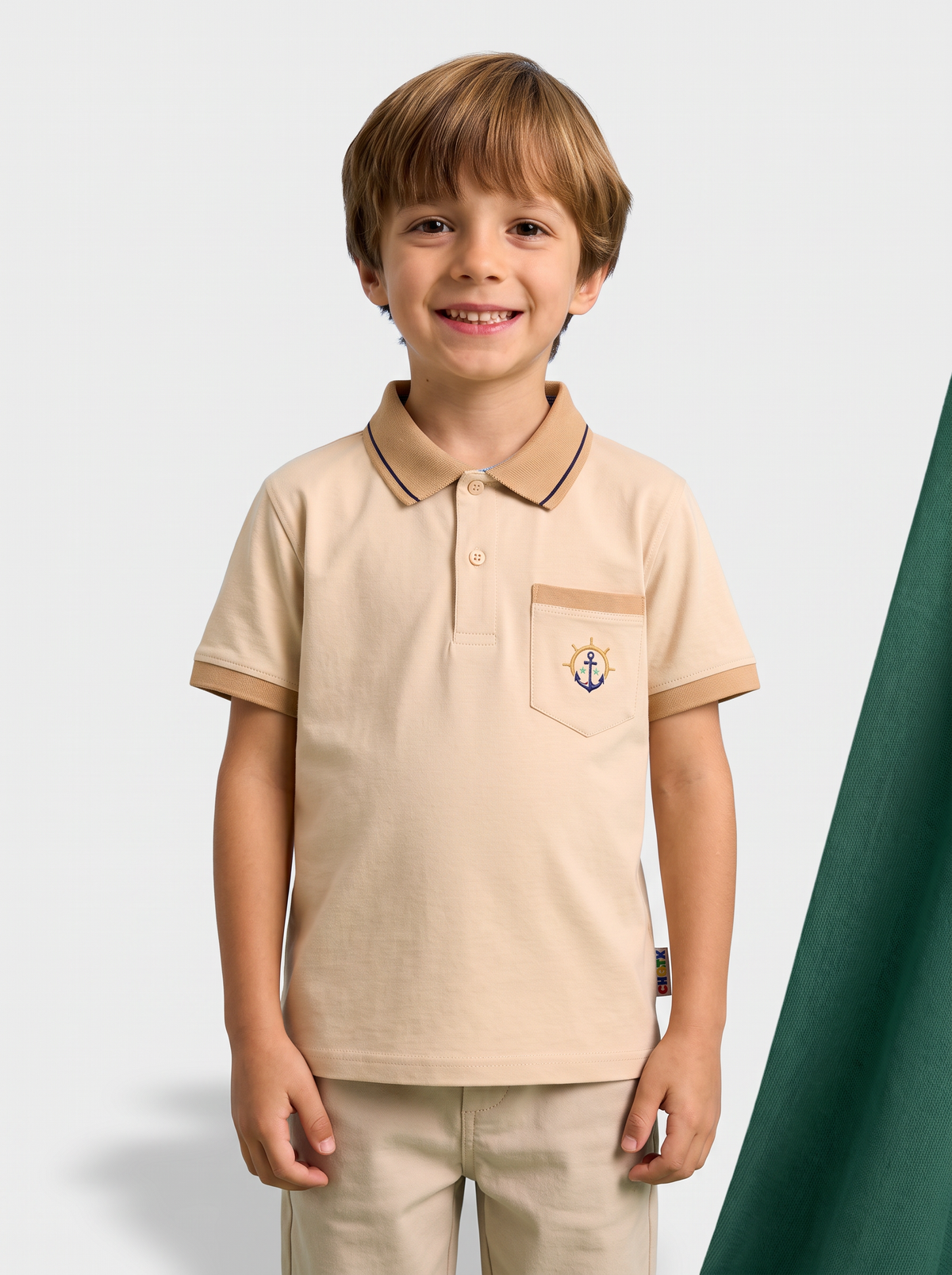 POLO MANGA CORTA ANCLA