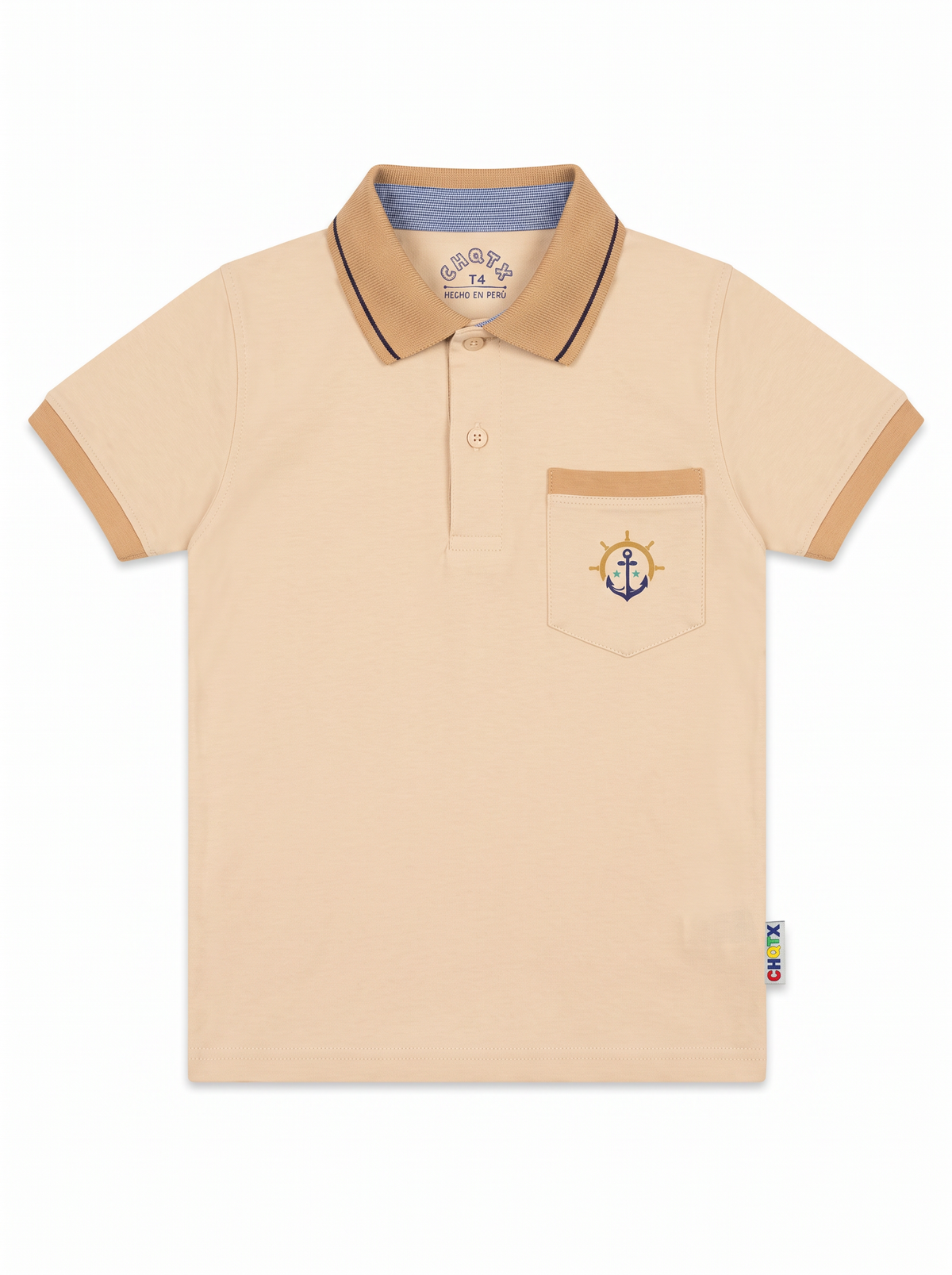 POLO MANGA CORTA ANCLA
